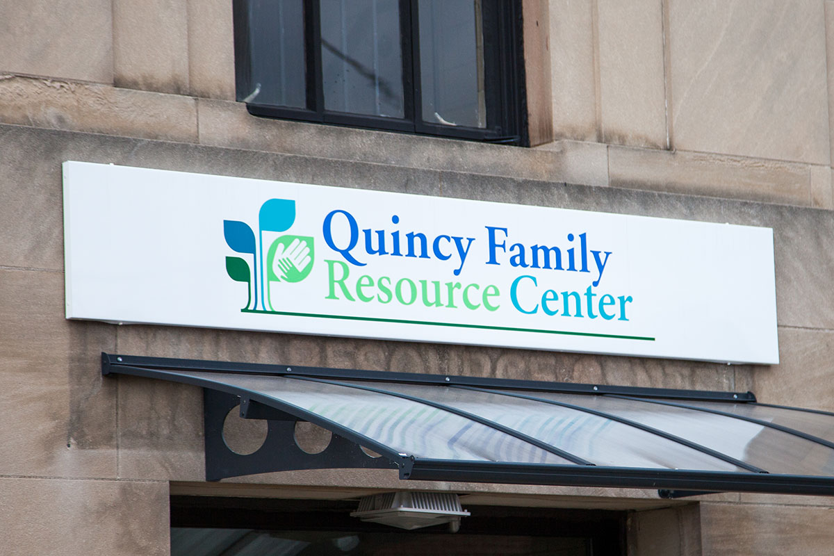 Front of the Quincy Family Resource Center